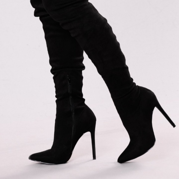 thigh high boot stories